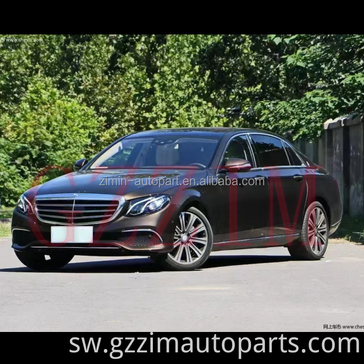 2018 PP Plastiki Front Kit Sehemu za Kuboresha Sehemu za E darasa W213 2016-2020 Kuboresha hadi 2022